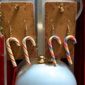 Candy Cane Earrings
